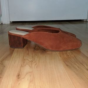 Seychelles Cognac Suede "Chorus" Mule